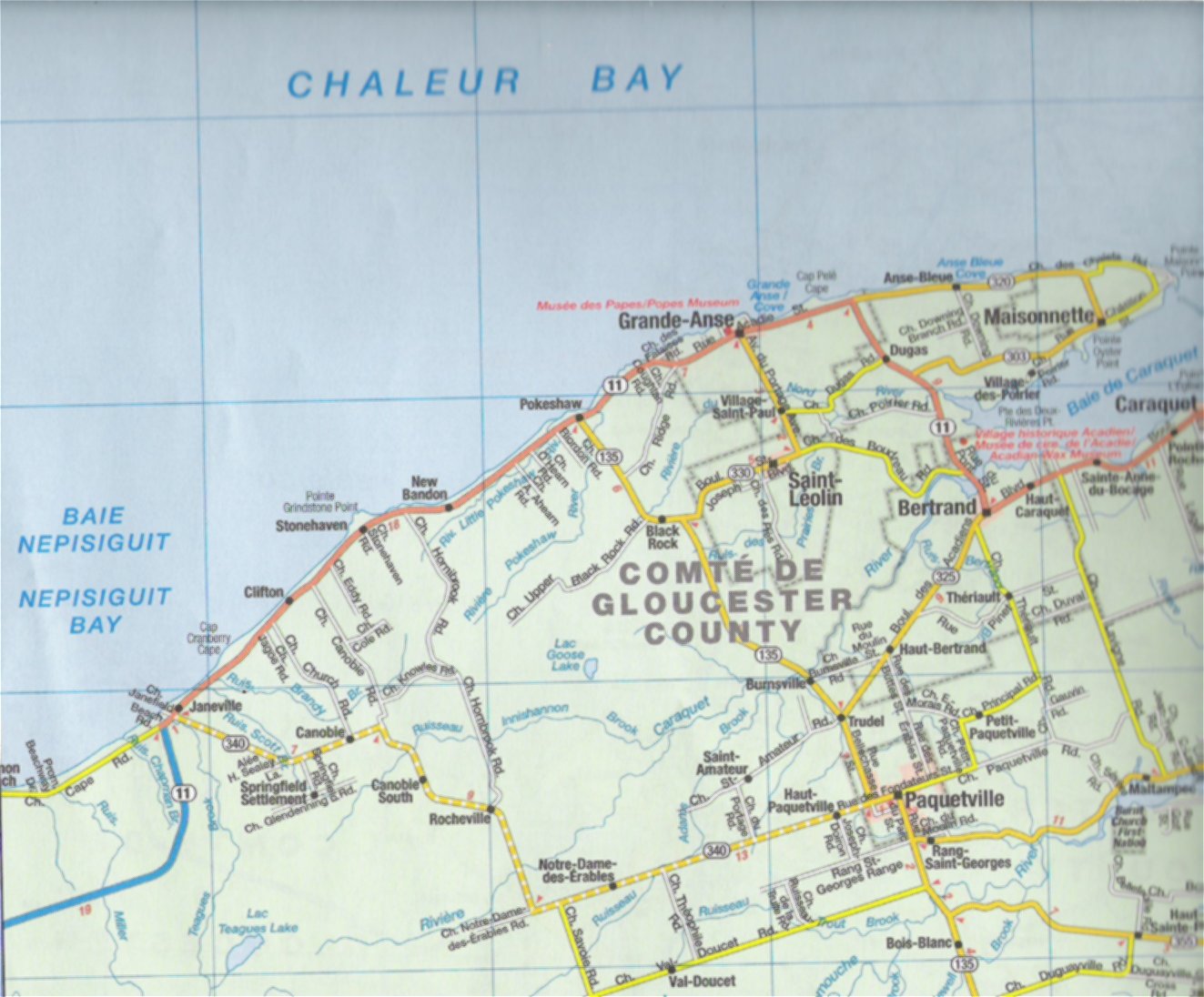 New Bandon parish church locations